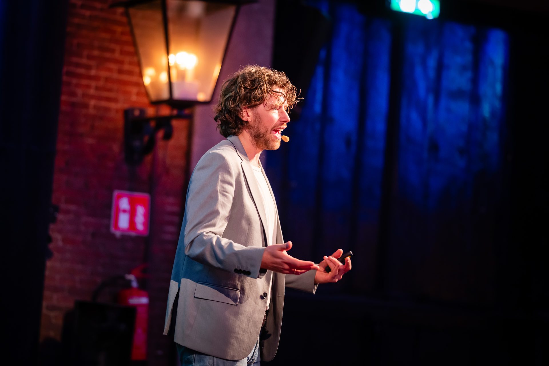 Job van den Berg tijdens keynotes en workshops