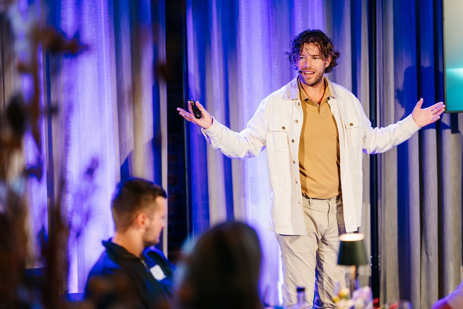 Job van den Berg tijdens keynotes en workshops