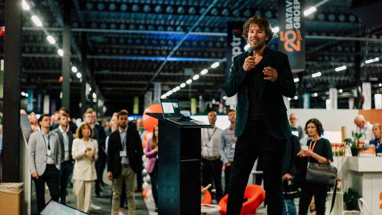 Job van den Berg tijdens keynotes en workshops