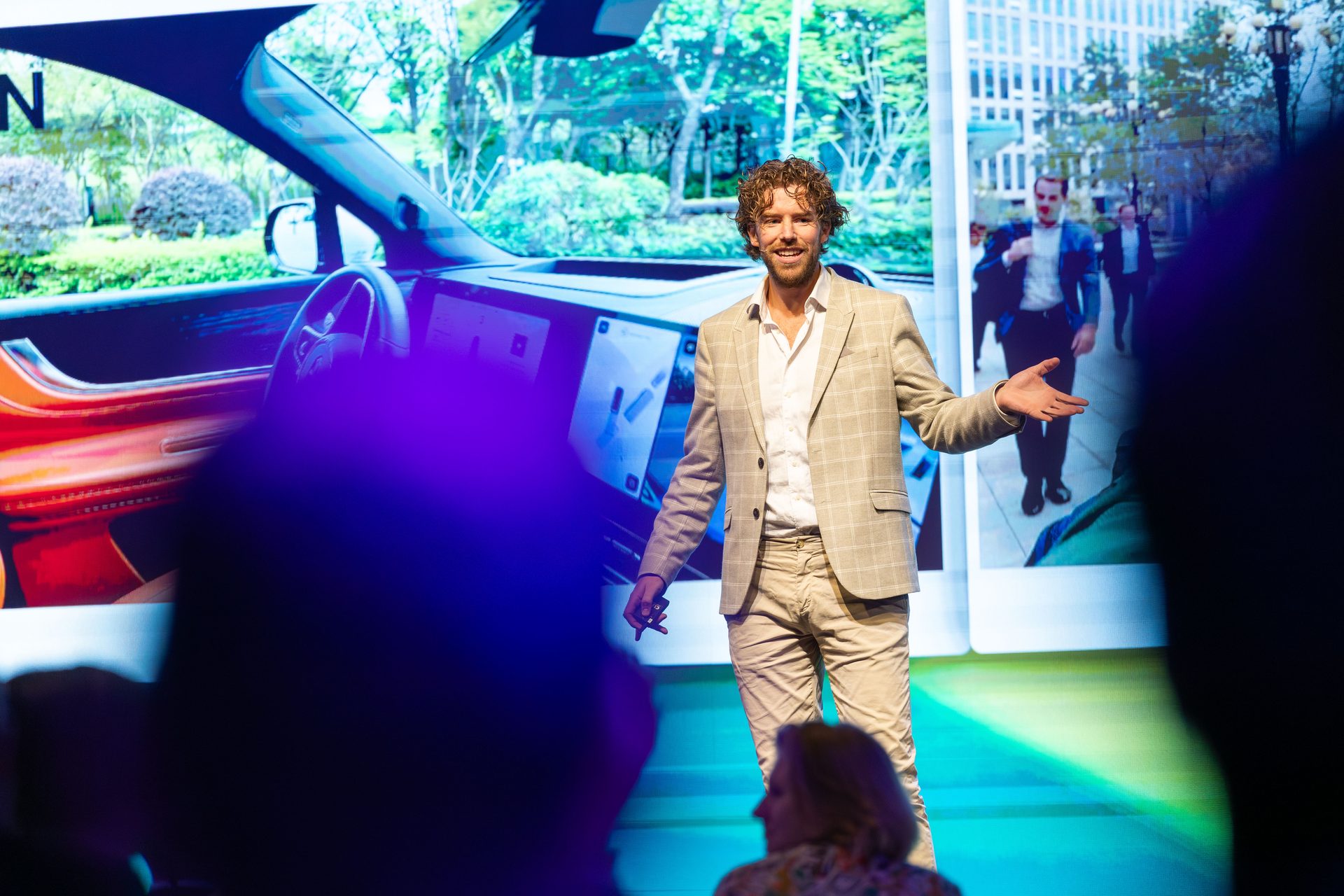 Job van den Berg tijdens keynotes en workshops