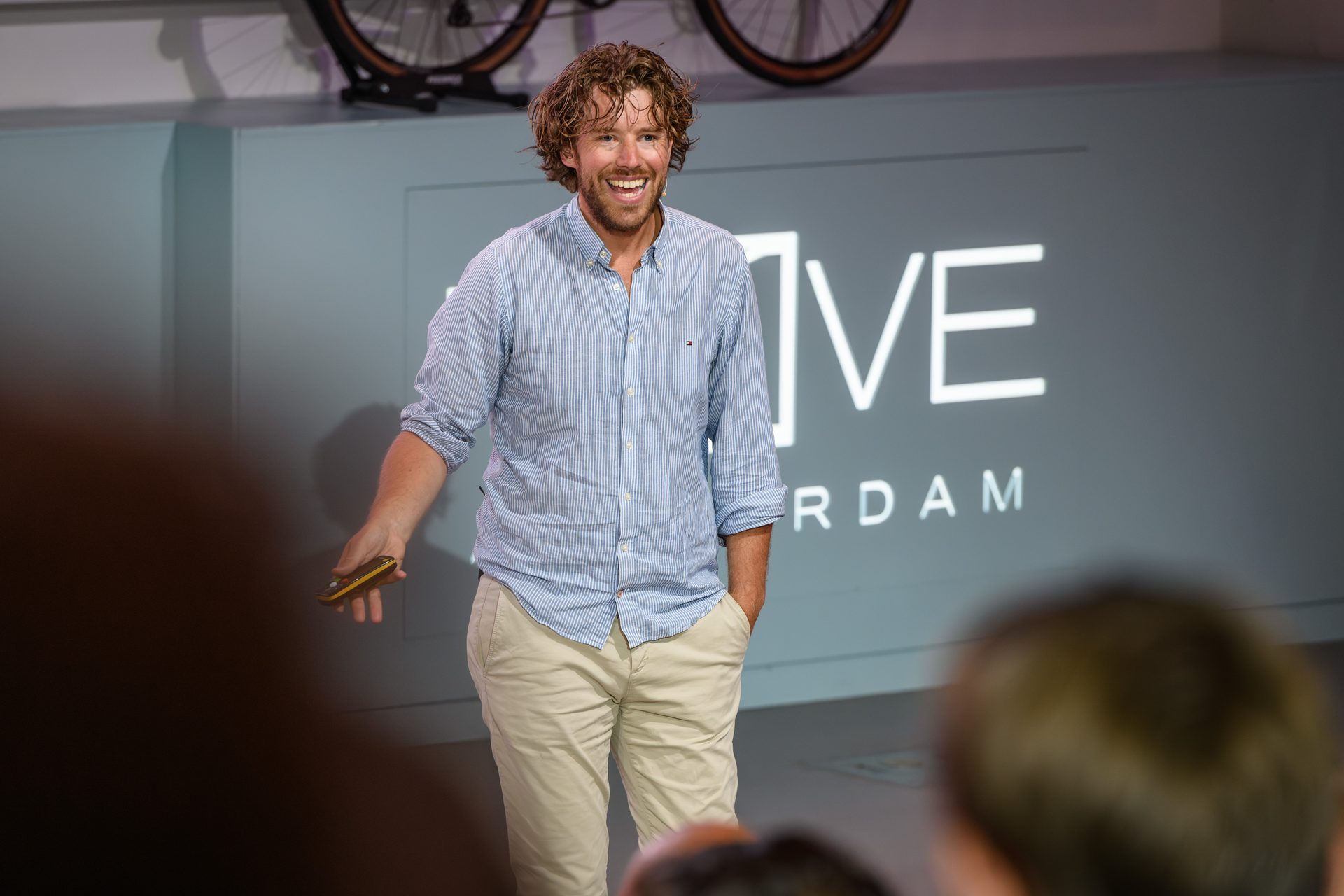 Job van den Berg tijdens keynotes en workshops