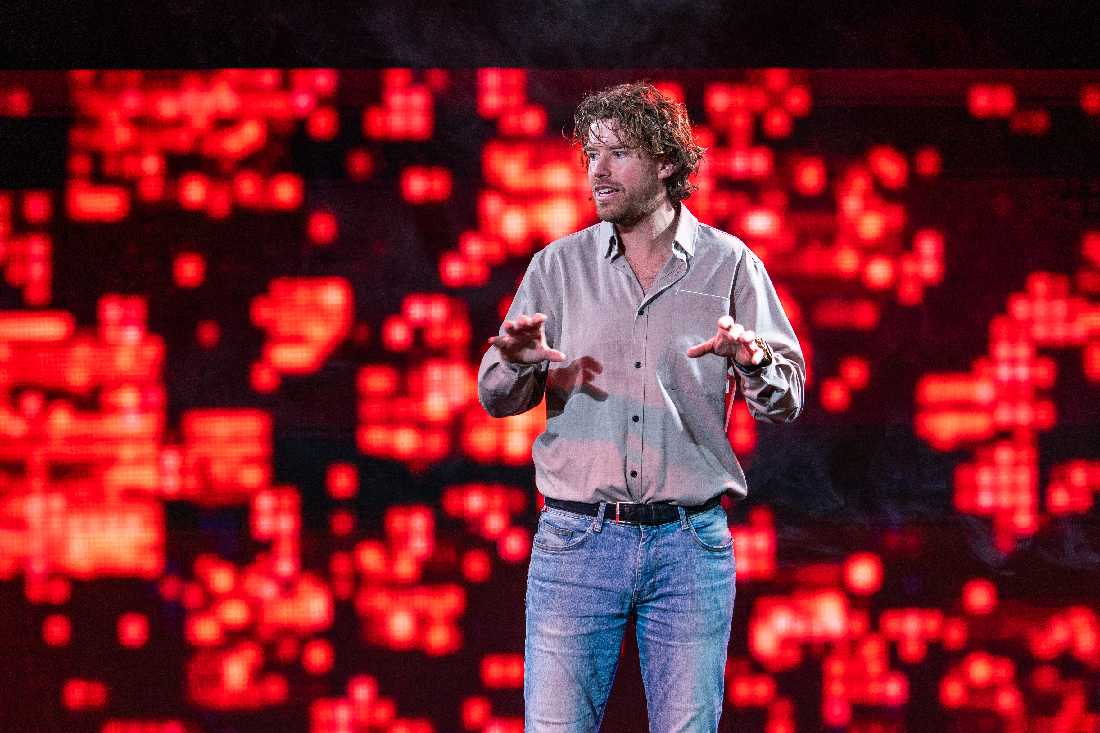 Job van den Berg tijdens keynotes en workshops