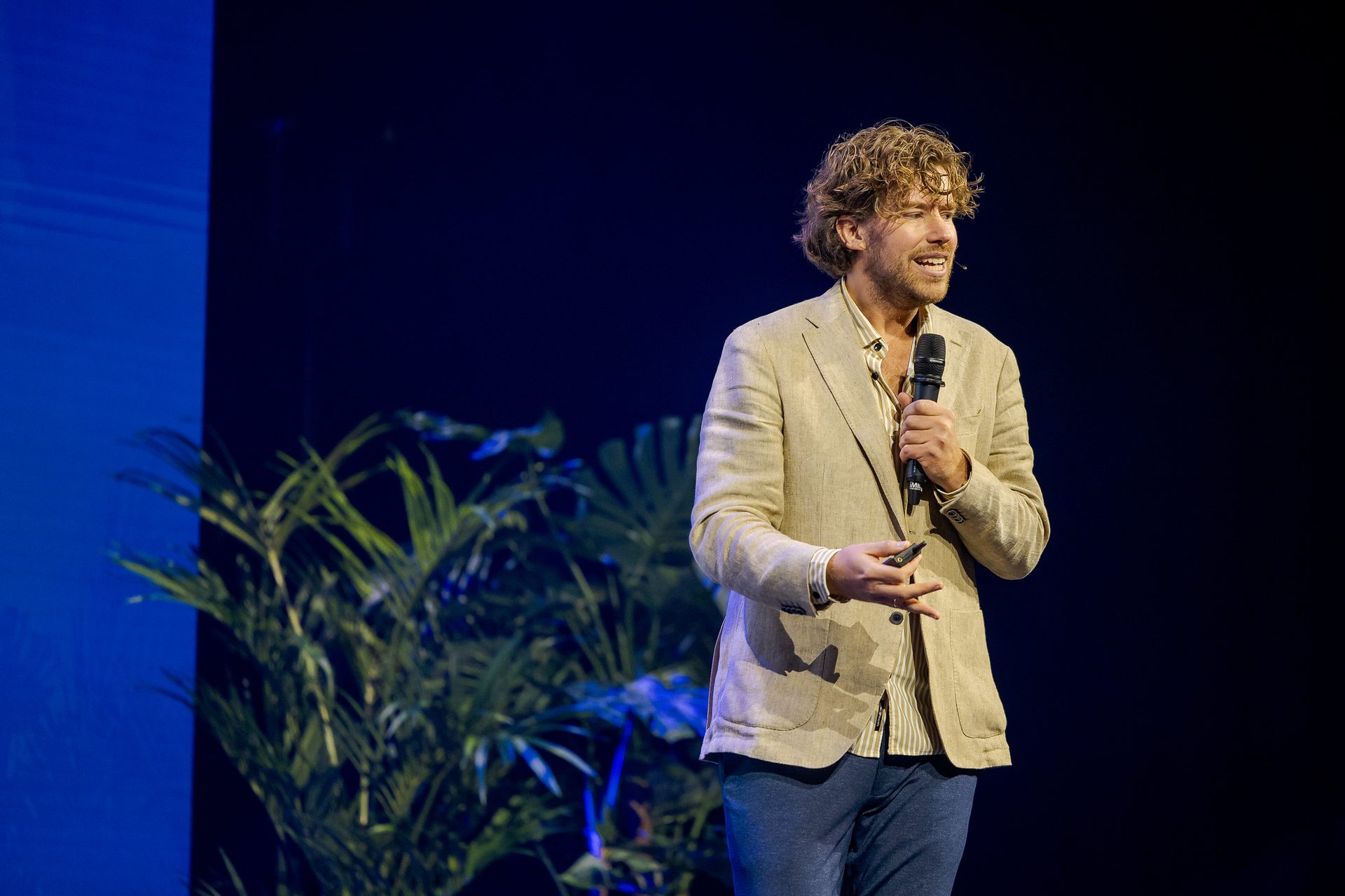 Job van den Berg tijdens keynotes en workshops