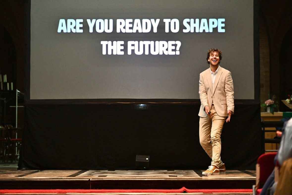 Job van den Berg tijdens keynotes en workshops