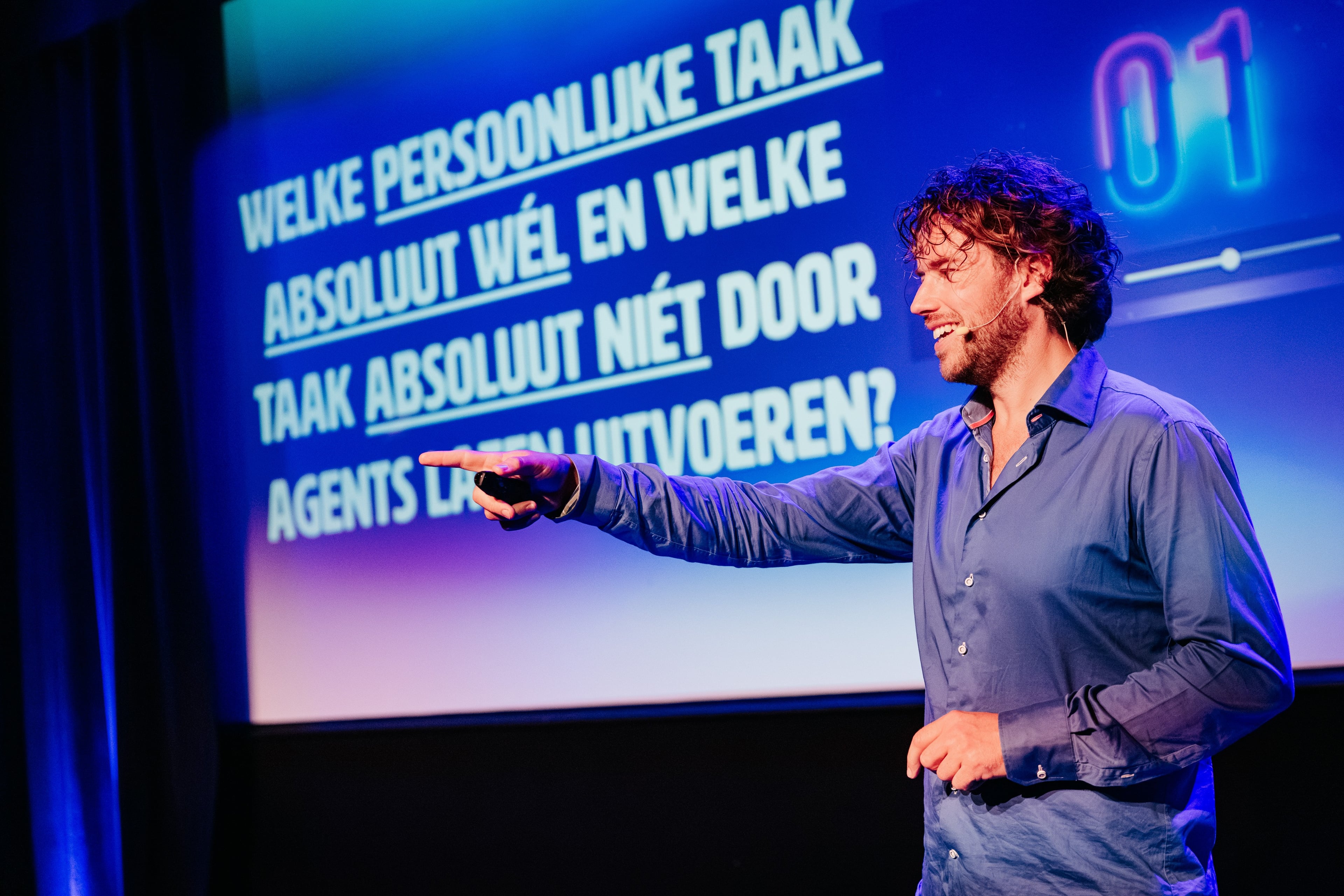 Job van den Berg tijdens keynotes en workshops