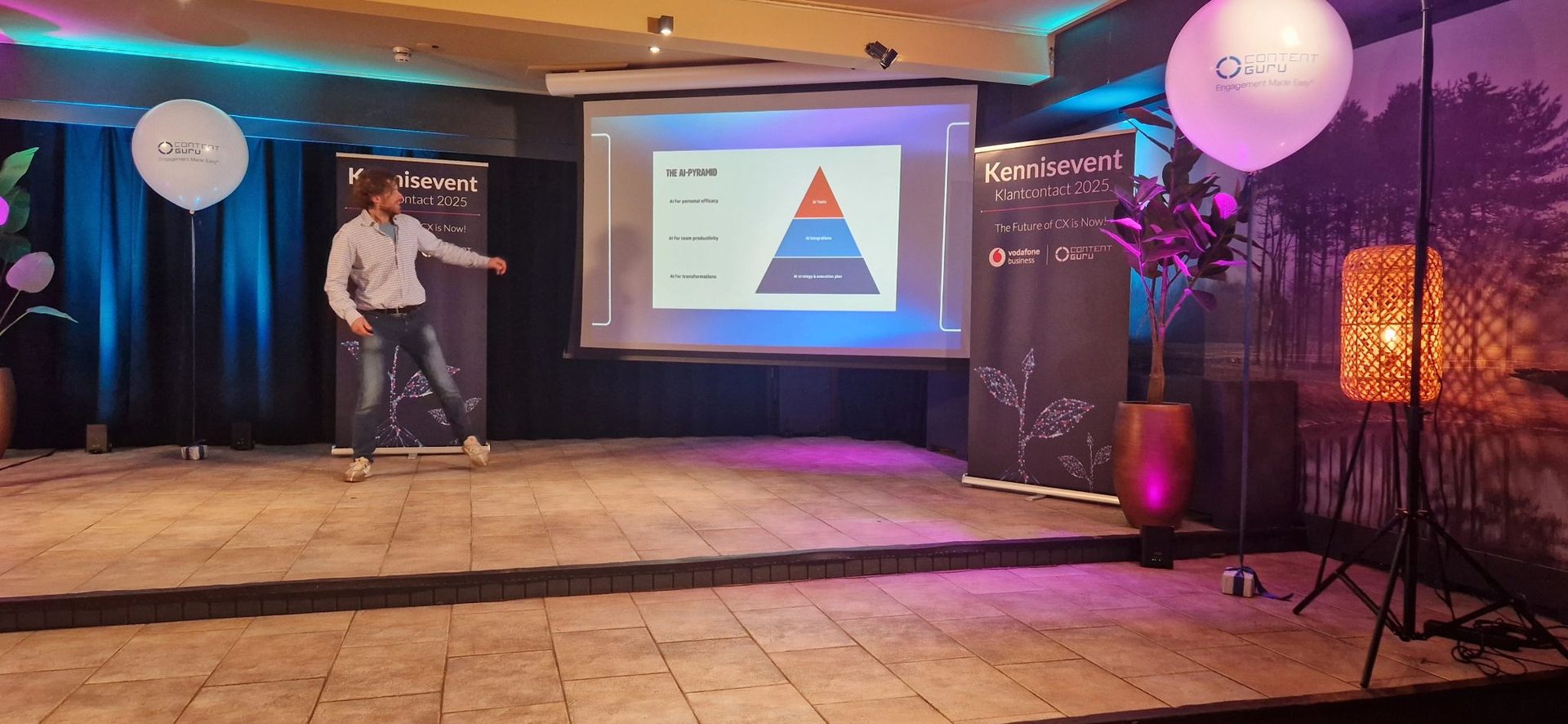 Job van den Berg tijdens keynotes en workshops