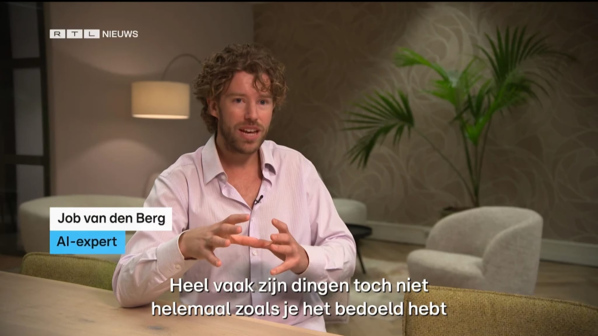 Job van den Berg, auteur en spreker over AI
